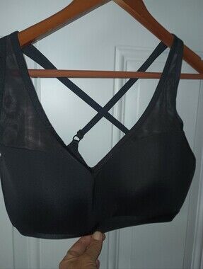 Black Seamless Crisscross Sports Bra Victoria's Secret